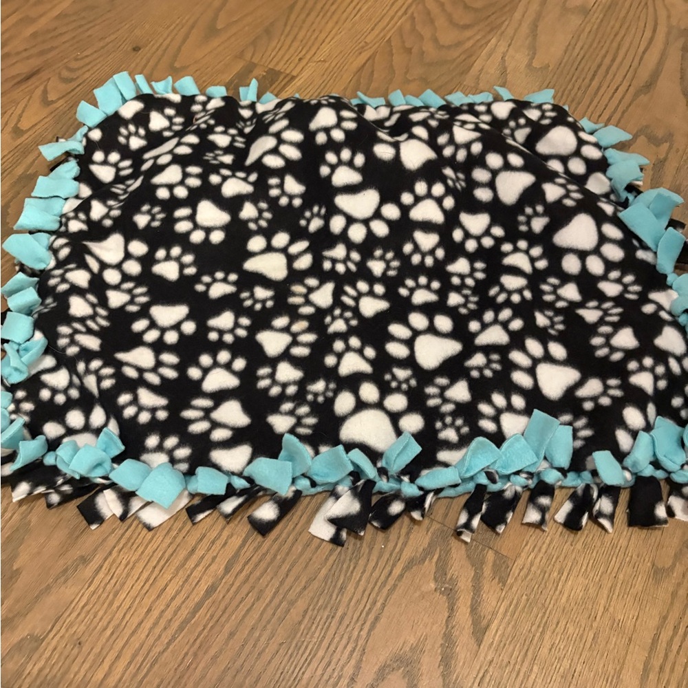 Small Paw Print Pet Blanket
